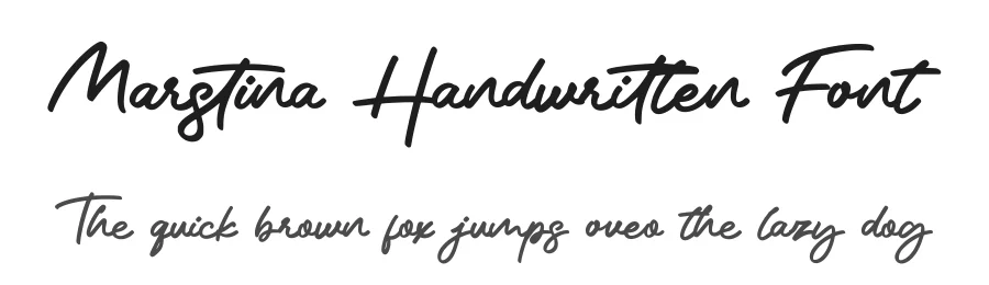 Marstina Handwritten Font by Basnistudio — Script Handwritten Font