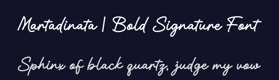 Martadinata | Bold Signature Font by Gracetypestudio — Script Handwritten Font — thumbnail 2