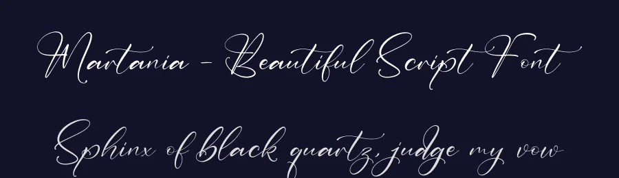 Martania – Beautiful Script Font by letterfabric — Script Handwritten Font — thumbnail 2