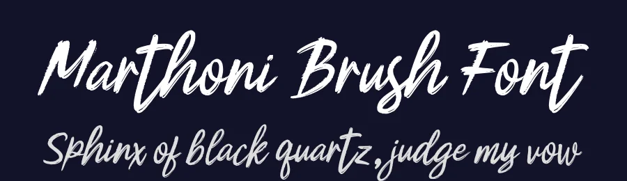 Marthoni Brush Font by stripesstudio — Script Handwritten Font — thumbnail 2