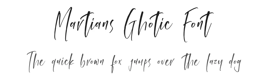 Martians Ghotic Font by letterfabric — Script Handwritten Font