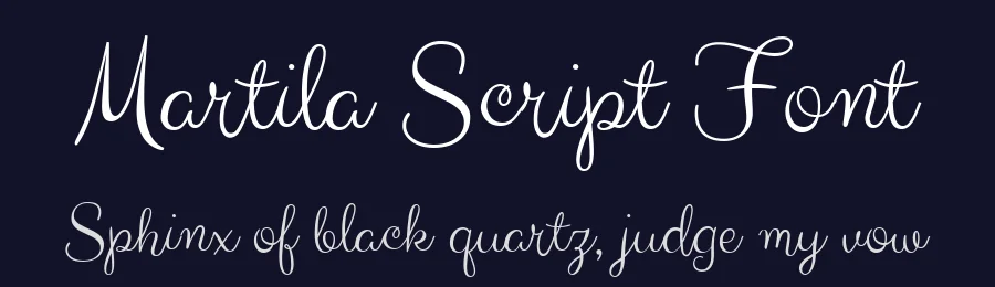 Martila Script Font by 178-MC — Script Handwritten Font — thumbnail 2
