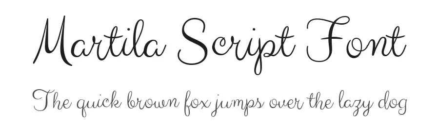 Martila Script Font by 178-MC — Script Handwritten Font