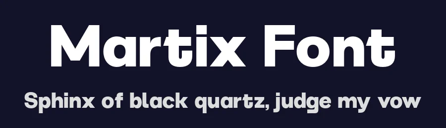 Martix Font by Megatype — Sans Serif Font — thumbnail 2