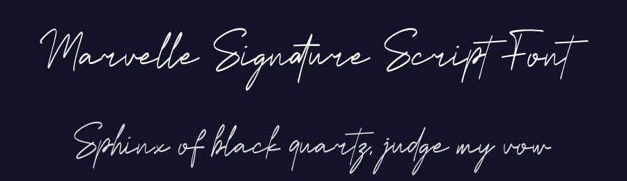 Marvelle Signature Script Font by Funtype — Decorative Font — thumbnail 2