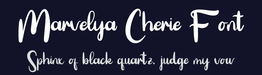 Marvelya Cherie Font by Creatifontstudios — Script Handwritten Font — thumbnail 2