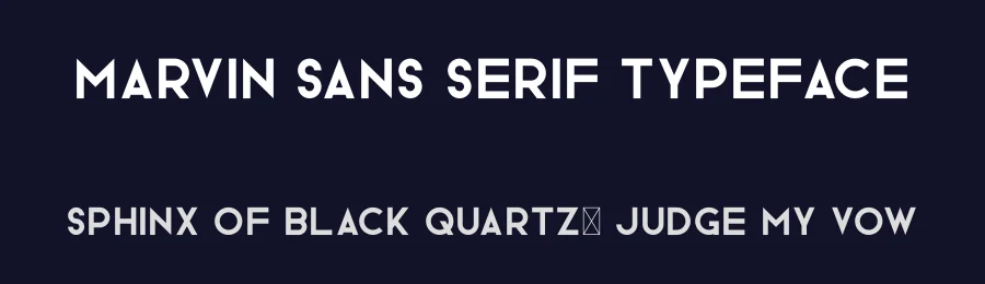 Marvin Sans Serif Typeface by VPcreativeshop — Sans Serif Font — thumbnail 2