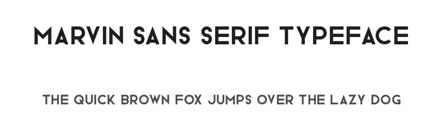 Marvin Sans Serif Typeface by VPcreativeshop — Sans Serif Font