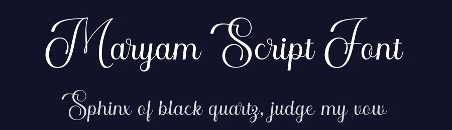 Maryam Script Font by imiftype — Serif Font — thumbnail 2