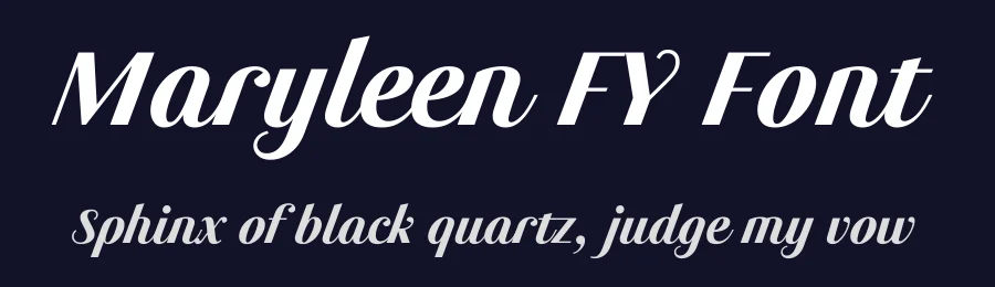 Maryleen FY Font by Black Foundry — Display Font — thumbnail 2