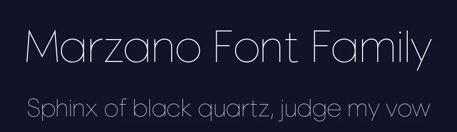 Marzano Font Family by FontMesa — Sans Serif Font — thumbnail 2