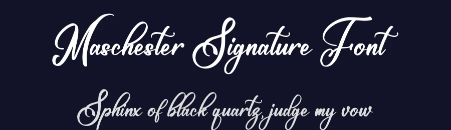 Maschester Signature Font by perspectype — Script Handwritten Font — thumbnail 2