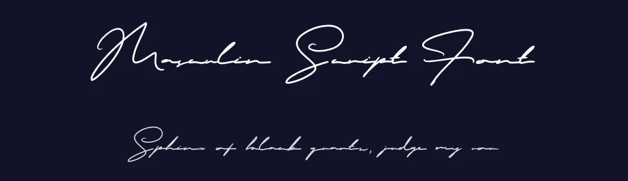 Masculin Script Font by Graphicfresh — Script Handwritten Font — thumbnail 2