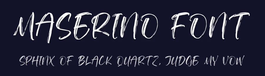 Maserino Font by perspectype — Script Handwritten Font — thumbnail 2