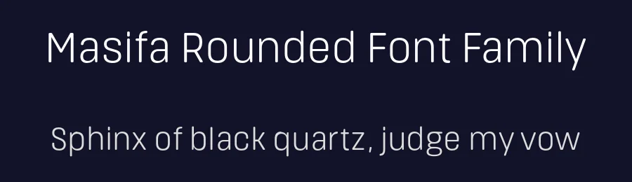 Masifa Rounded Font Family by Hurufatfont — Sans Serif Font — thumbnail 2