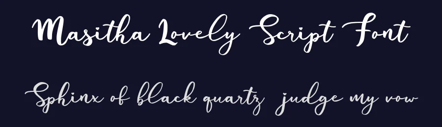 Masitha Lovely Script Font by craftsupplyco — Script Handwritten Font — thumbnail 2