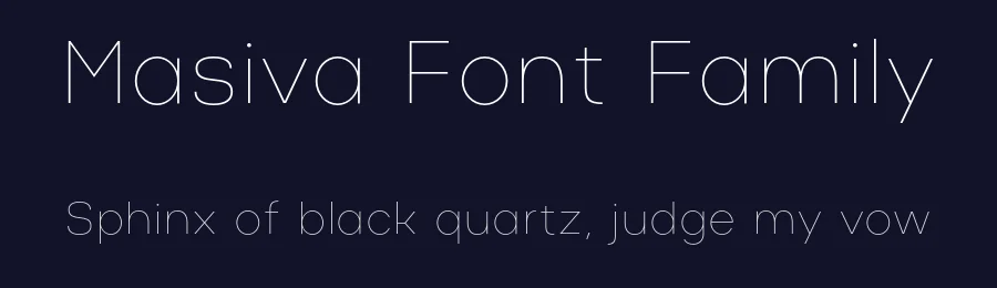 Masiva Font Family by Graviton Font Foundry — Sans Serif Font — thumbnail 2