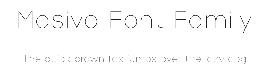 Masiva Font Family by Graviton Font Foundry — Sans Serif Font