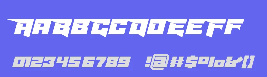 Masked Hero Display Font by ari — Display Font — thumbnail 3