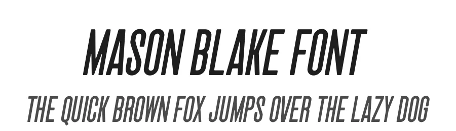 Mason Blake Font by Harvestype Co β Decorative Font
