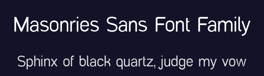 Masonries Sans Font Family by UICreative — Sans Serif Font — thumbnail 2