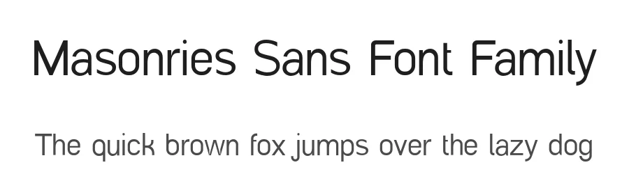 Masonries Sans Font Family by UICreative — Sans Serif Font