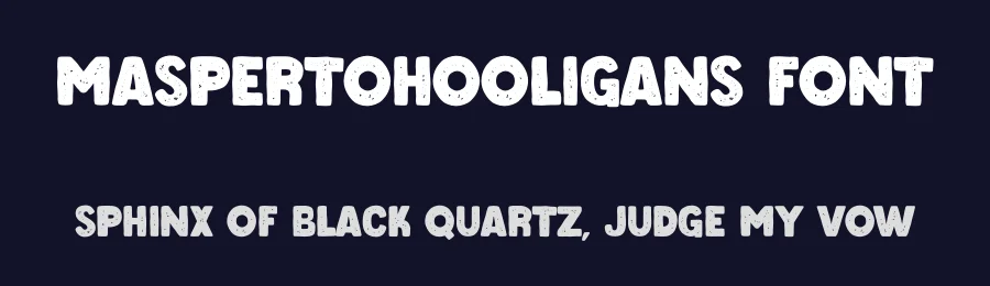 Maspertohooligans Font by Artnivora Studio — Display Font — thumbnail 2