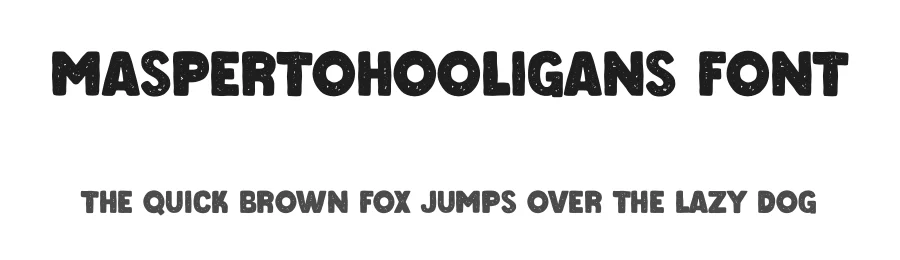 Maspertohooligans Font by Artnivora Studio — Display Font