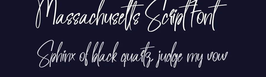 Massachusetts Script Font by creativeletter — Script Handwritten Font — thumbnail 2