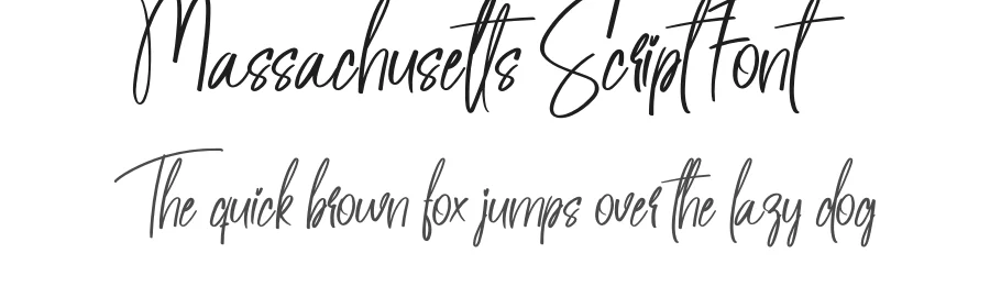 Massachusetts Script Font by creativeletter — Script Handwritten Font