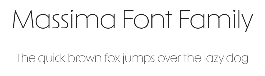Massima Font Family by Plau — Sans Serif Font