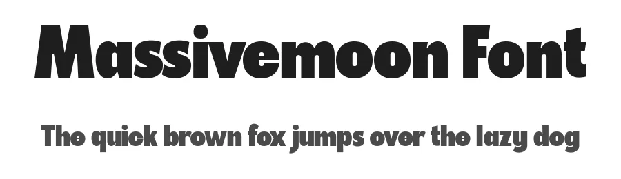 Massivemoon Font by Fortunes Co — Display Font