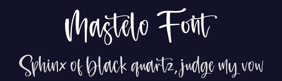 Mastelo Font by perspectype — Script Handwritten Font — thumbnail 2