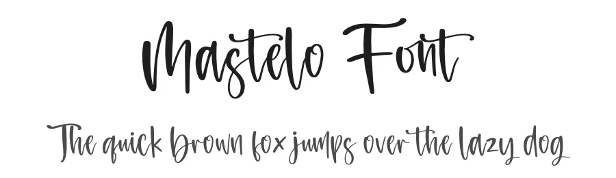 Mastelo Font by perspectype — Script Handwritten Font