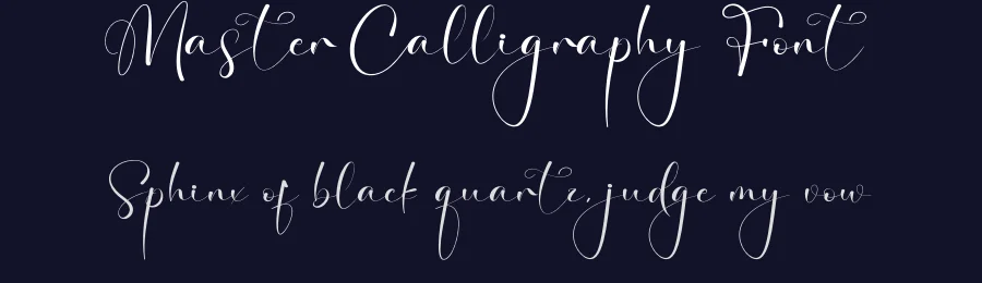 Master Calligraphy Font by creativeletter — Script Handwritten Font — thumbnail 2