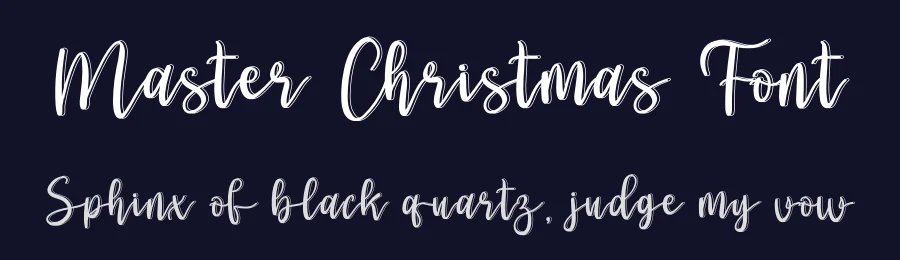 Master Christmas Font by inermediaSTUDIO — Script Handwritten Font — thumbnail 2