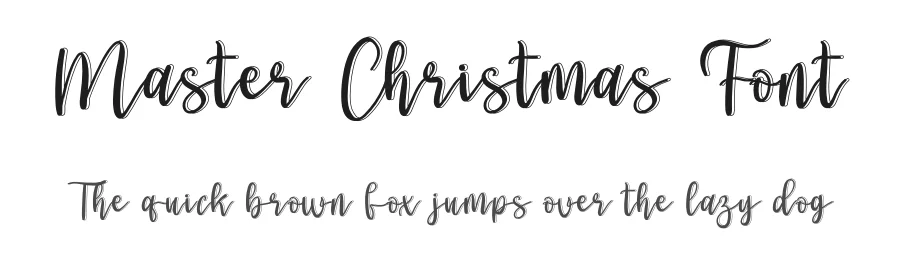 Master Christmas Font by inermediaSTUDIO — Script Handwritten Font