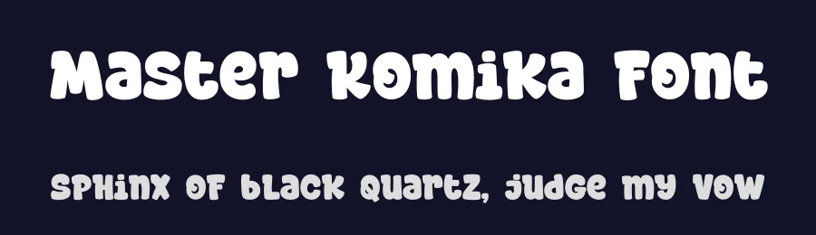 Master Komika Font by Sronstudio — Display Font — thumbnail 2