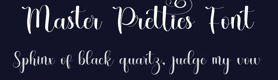 Master Pretties Font by freshtypeink — Script Handwritten Font — thumbnail 2