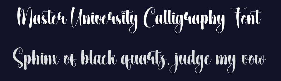 Master University Calligraphy Font by creativeletter — Script Handwritten Font — thumbnail 2