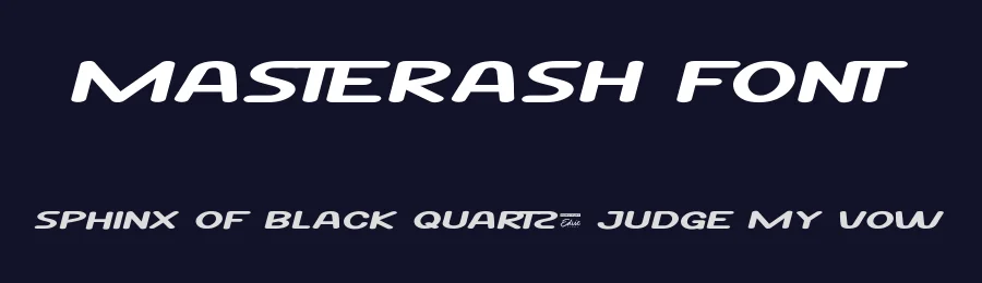 Masterash Font by edricstudio — Display Font — thumbnail 2