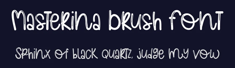 Masterina Brush Font by No Feelings Studio — Decorative Font — thumbnail 2