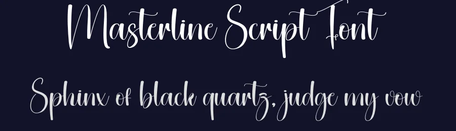 Masterline Script Font by creativeletter — Script Handwritten Font — thumbnail 2