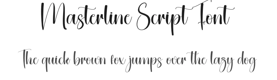 Masterline Script Font by creativeletter — Script Handwritten Font