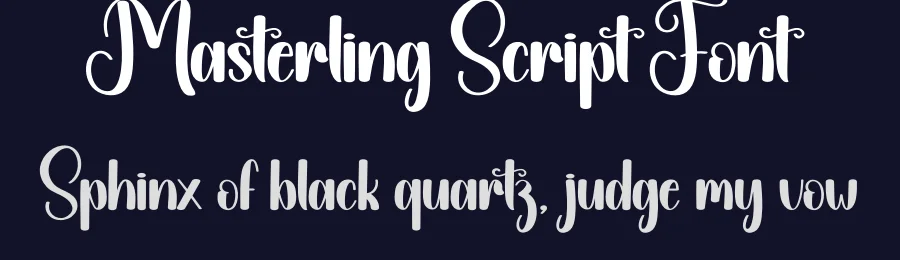 Masterling Script Font by creativeletter — Script Handwritten Font — thumbnail 2