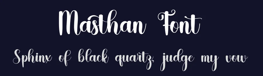 Masthan Font by freshtypeink — Script Handwritten Font — thumbnail 2
