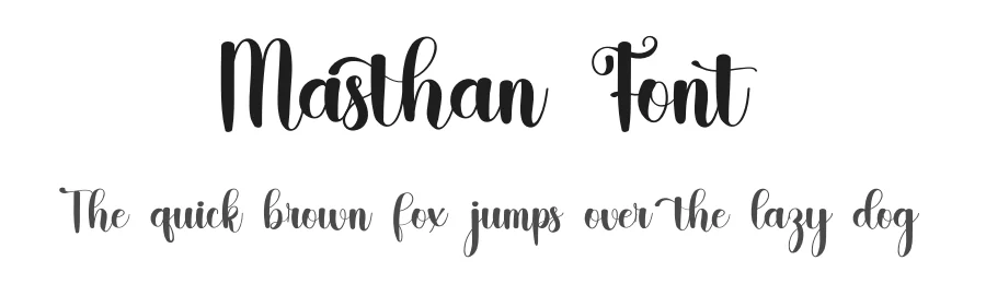 Masthan Font by freshtypeink — Script Handwritten Font