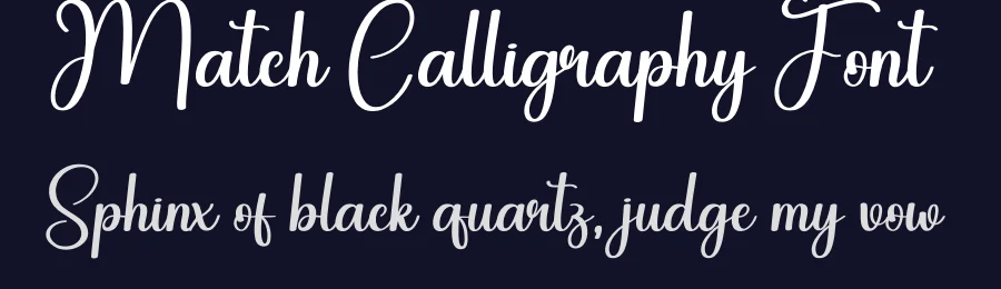 Match Calligraphy Font by andikastudio — Script Handwritten Font — thumbnail 2