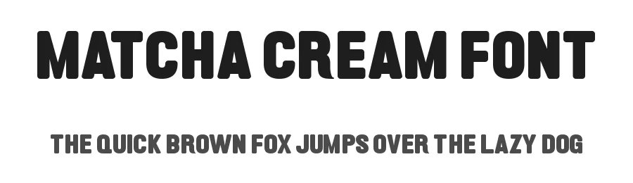 Matcha Cream Font by Almairatype — Decorative Font