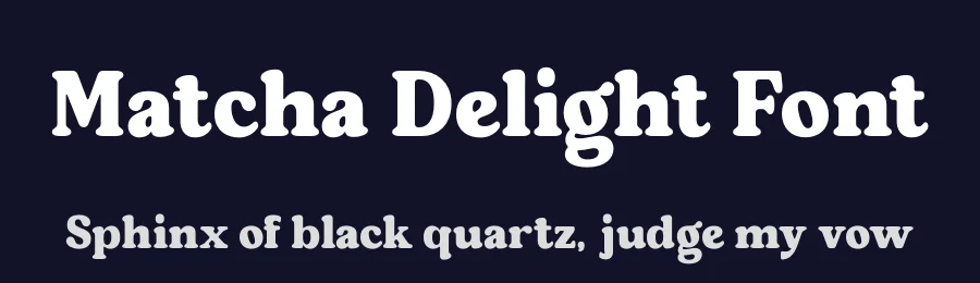 Matcha Delight Font by Krismagraph — Serif Font — thumbnail 2